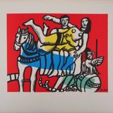 Fernand LÉGER: The parade on horseback, signed lithograph