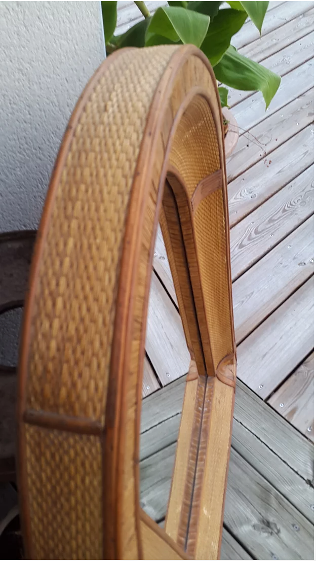 Year rattan mirror 70 94x61cm