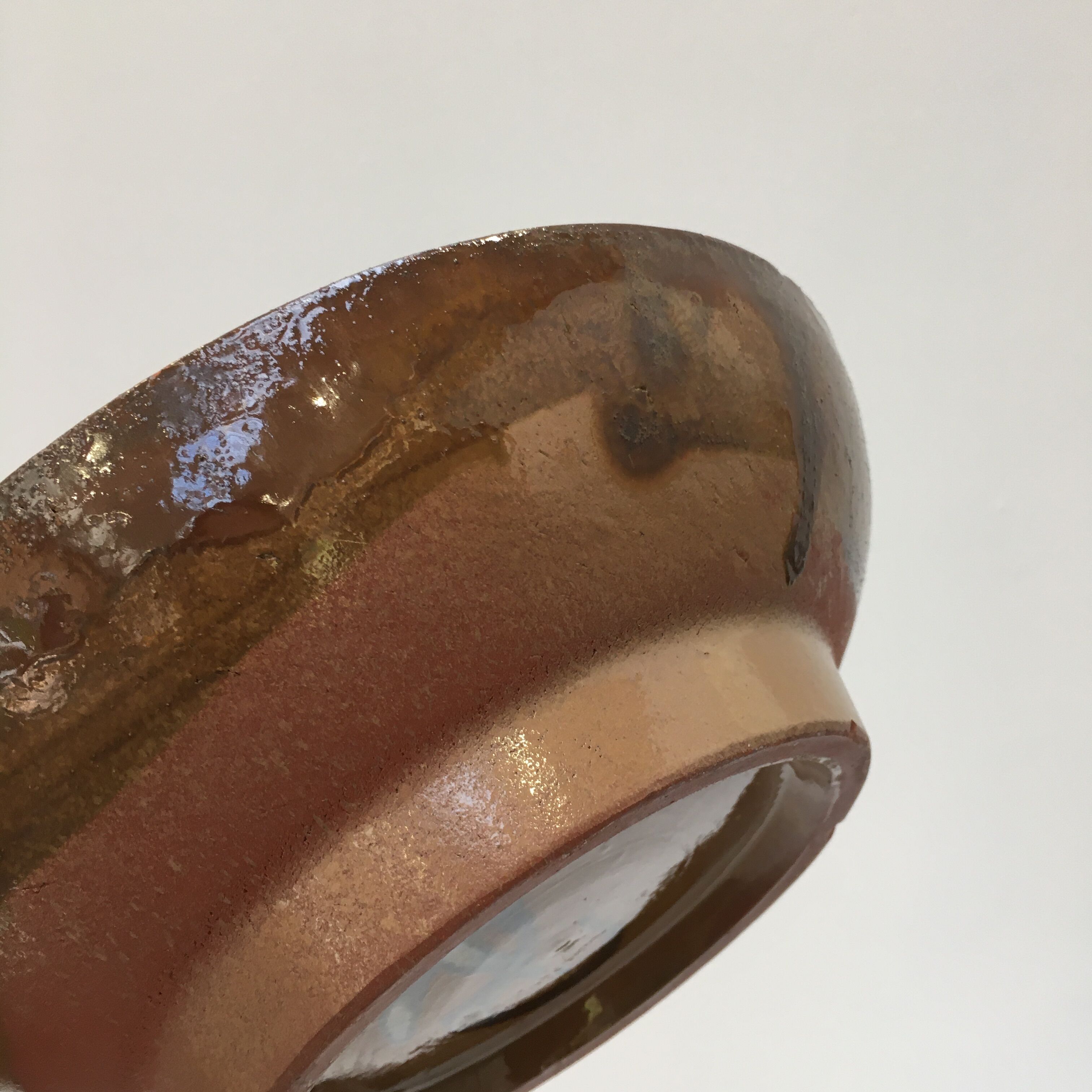 Sandstone dish signed