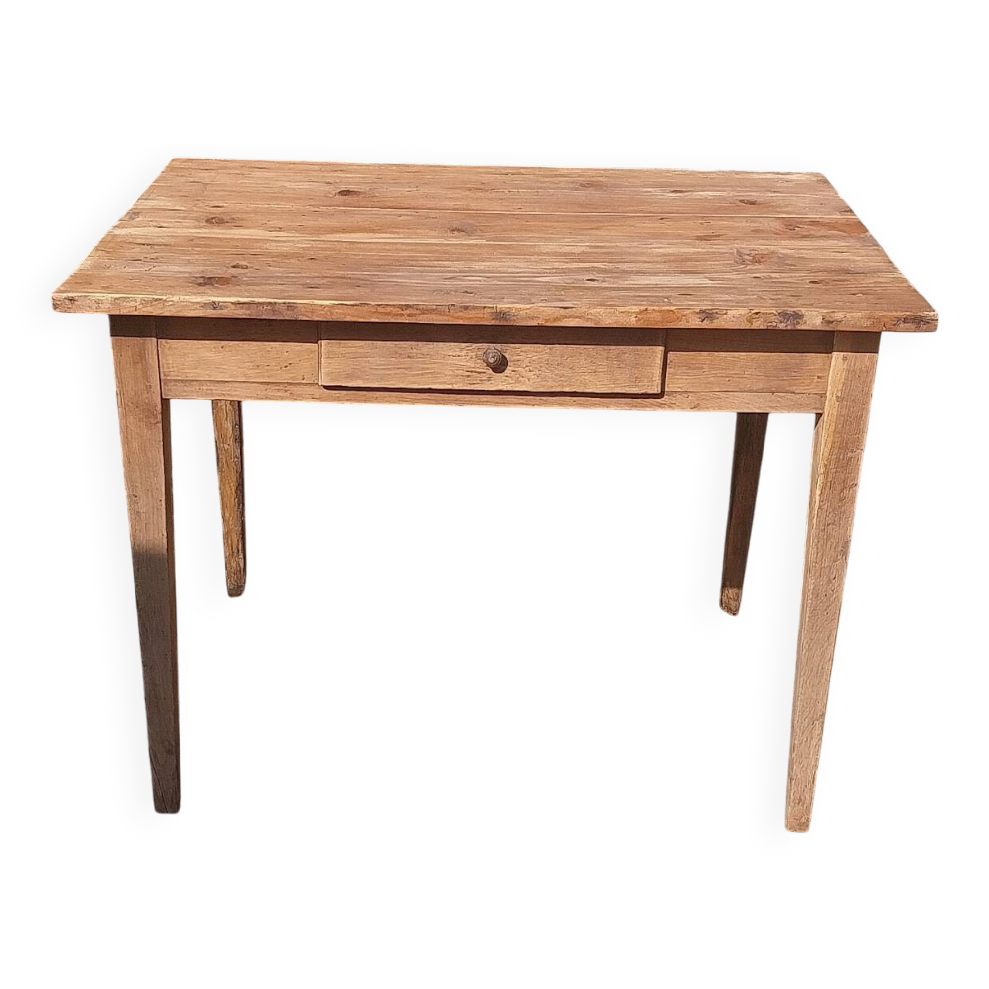 Raw wooden table