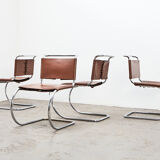 Set of 4 MR10 chairs by Mies van der Rohe 1970