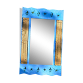 Bamboo and sailor mirror 42x67cm