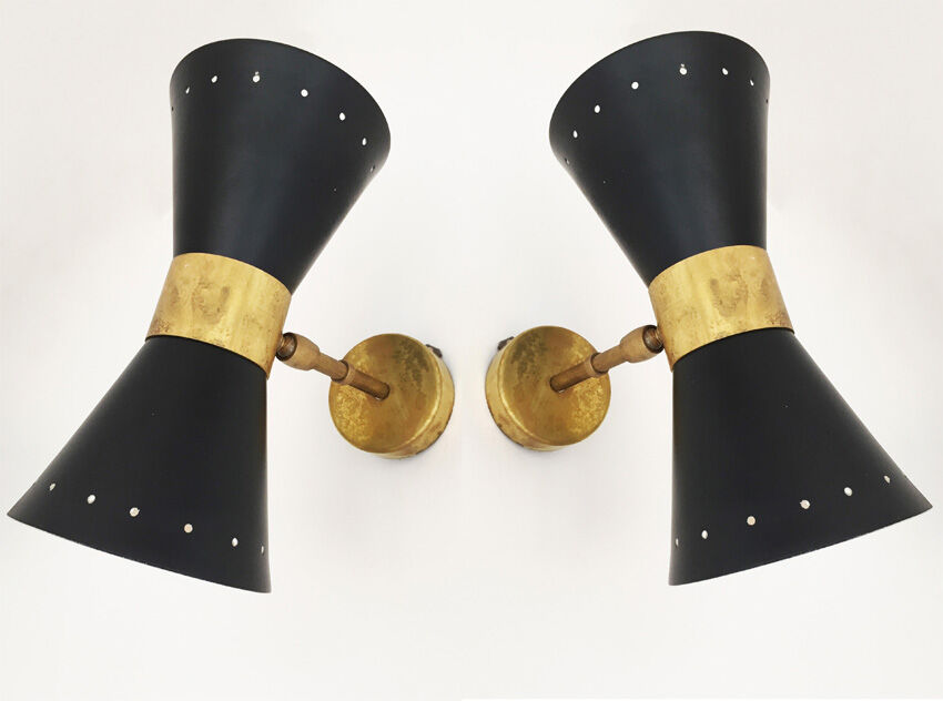 Wall lamps in the style of Italian creations of the 50s