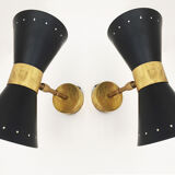 Wall lamps in the style of Italian creations of the 50s