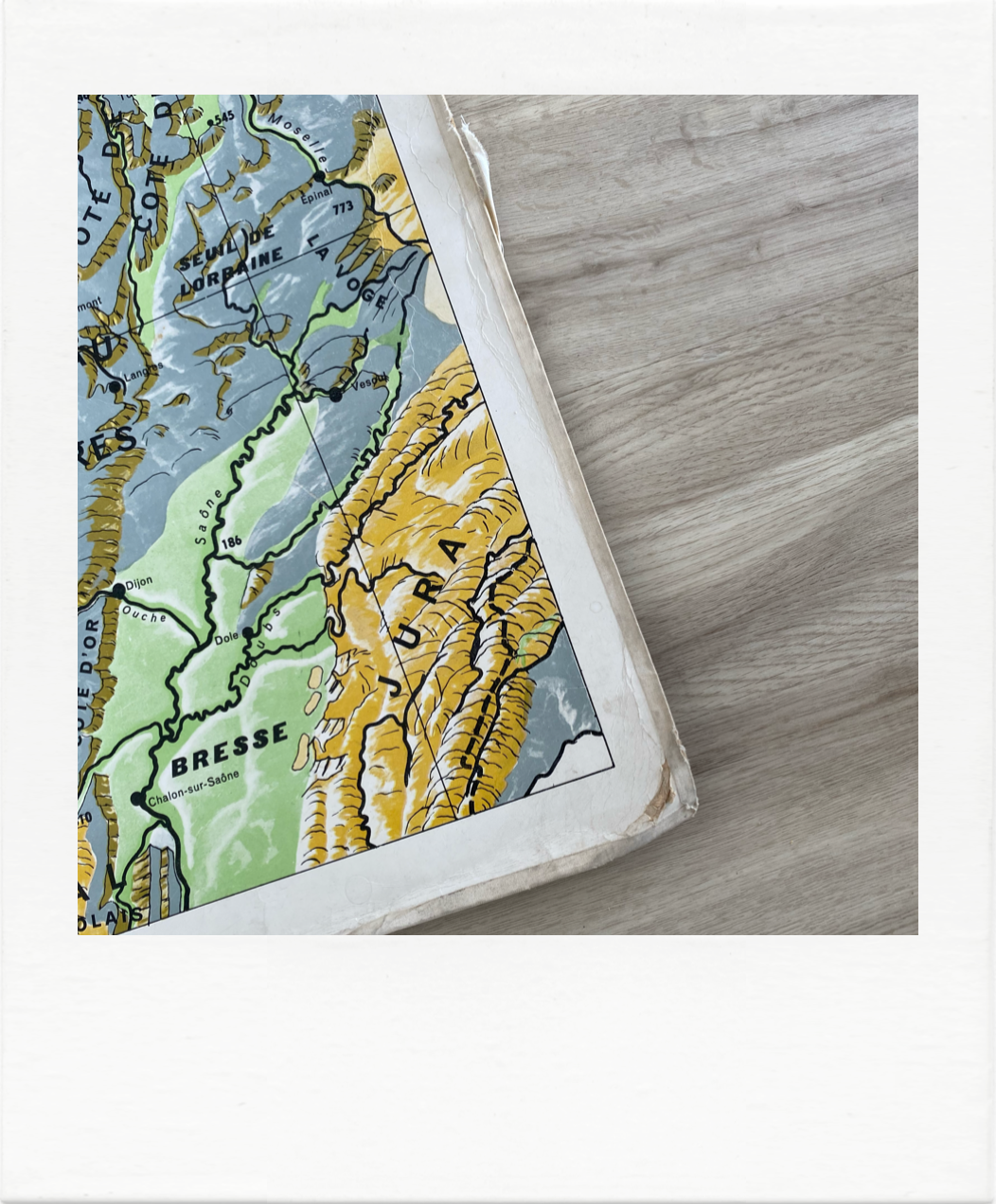 Carte scolaire ancienne Bassin parisien