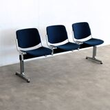 Vintage bench | waiting room bench | 1970s | Castelli