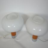 Pair of Drupol lamps, 60s