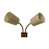Modular double wall lamp scandinavian 1950