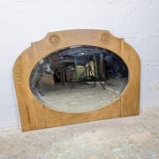 Miroir en chêne sculpté - Années 30