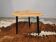 Compass leg coffee table