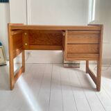 Small wooden desk (fir), 1970