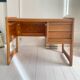 Small wooden desk (fir), 1970