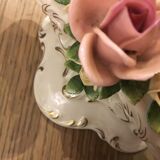 Ancient candlestick two porcelain branch