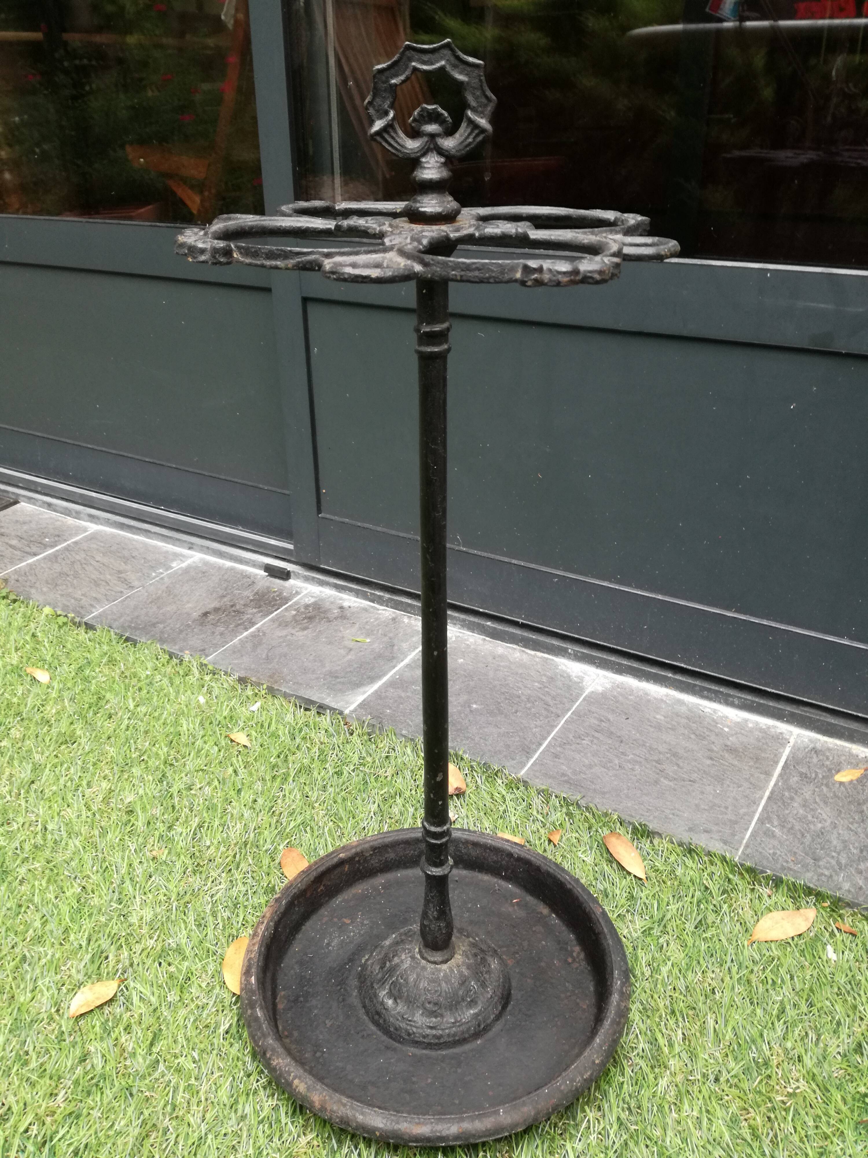 Cast iron umbrella door circa 1930