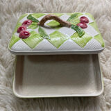 Box Ceramic Cherries Slip
