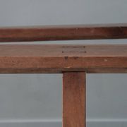 2 bancs de ferme en bois de cerisier