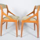 2 chaises scandinave baumann