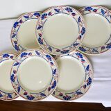 6 flat plates of Badonviller model Mousmee