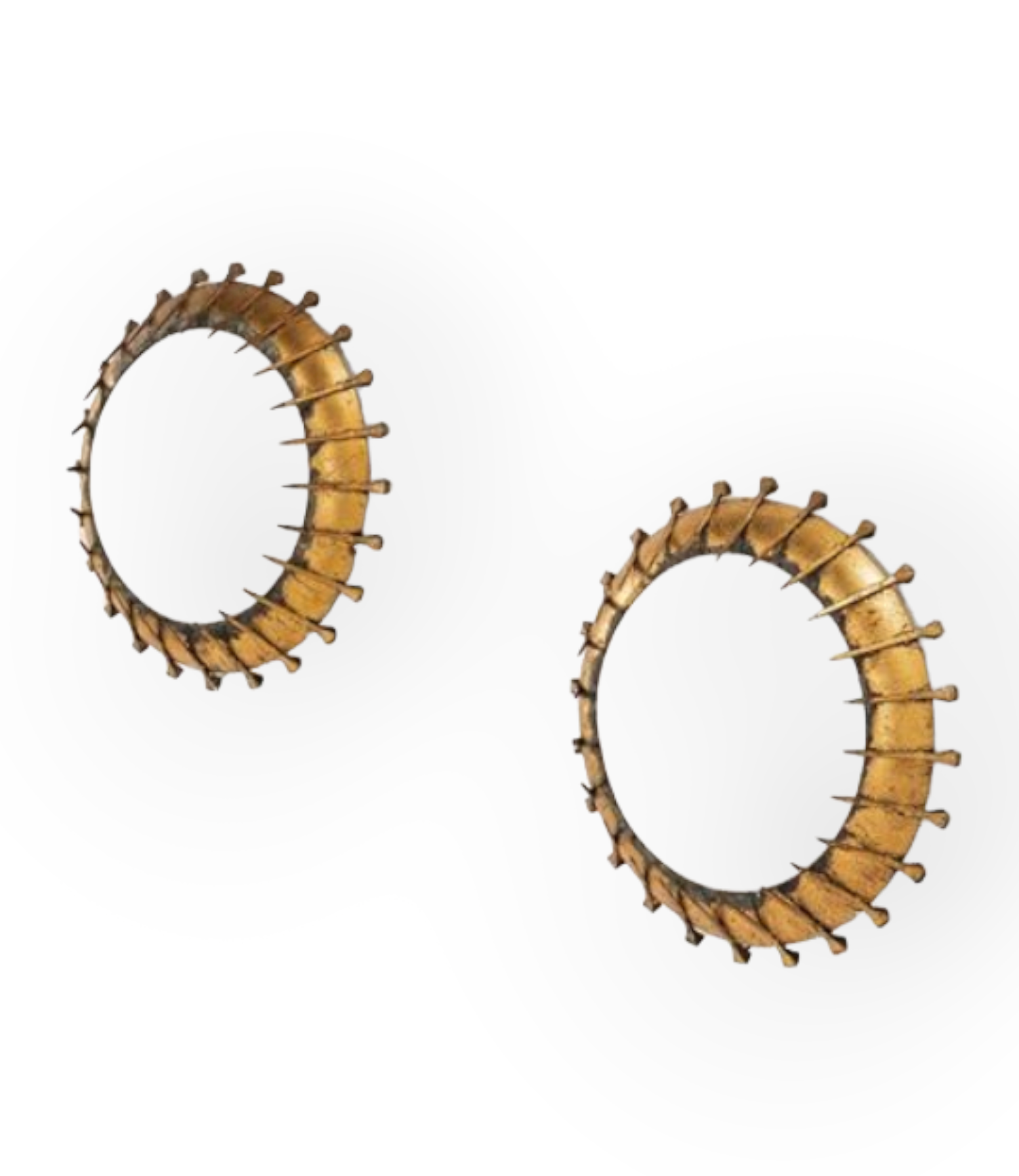 Set of 2 Brutalist sconces, France 1960s