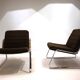 Set of two Drabert chrome lounge chairs by Gerd Lange, 1970