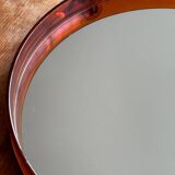 Vintage Grofillex mirror from the 70s, plexiglass