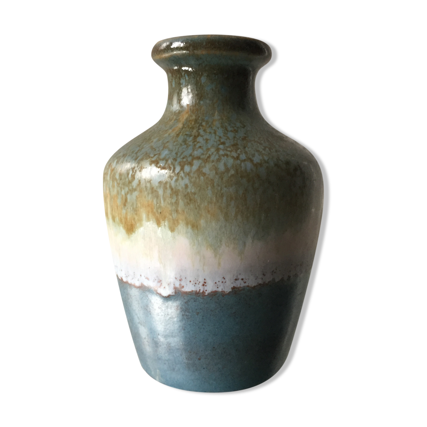 Scandinavian Stoneware Vase Midcentury