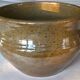 Bowl of varnished sandstone