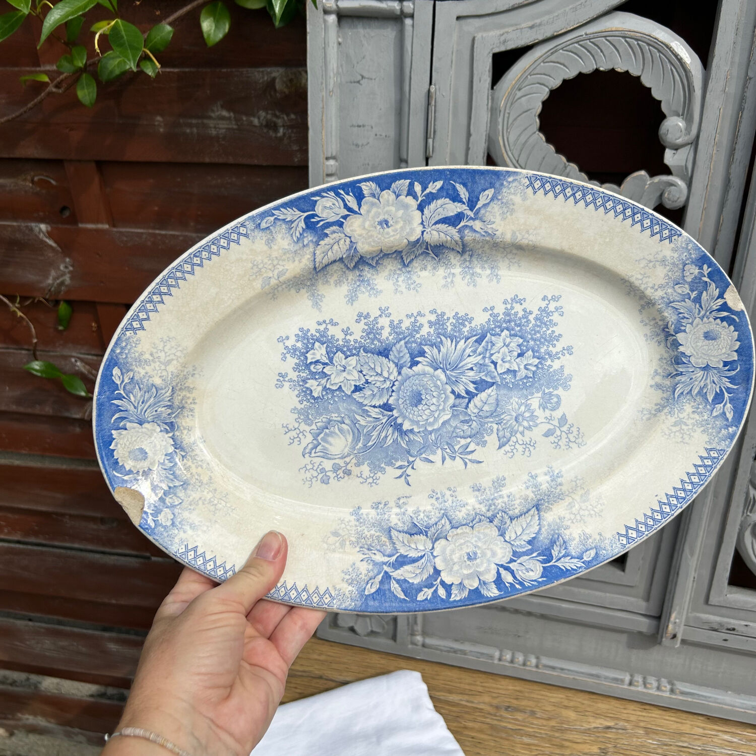 U&C Sarreguemines Vegetable Dish