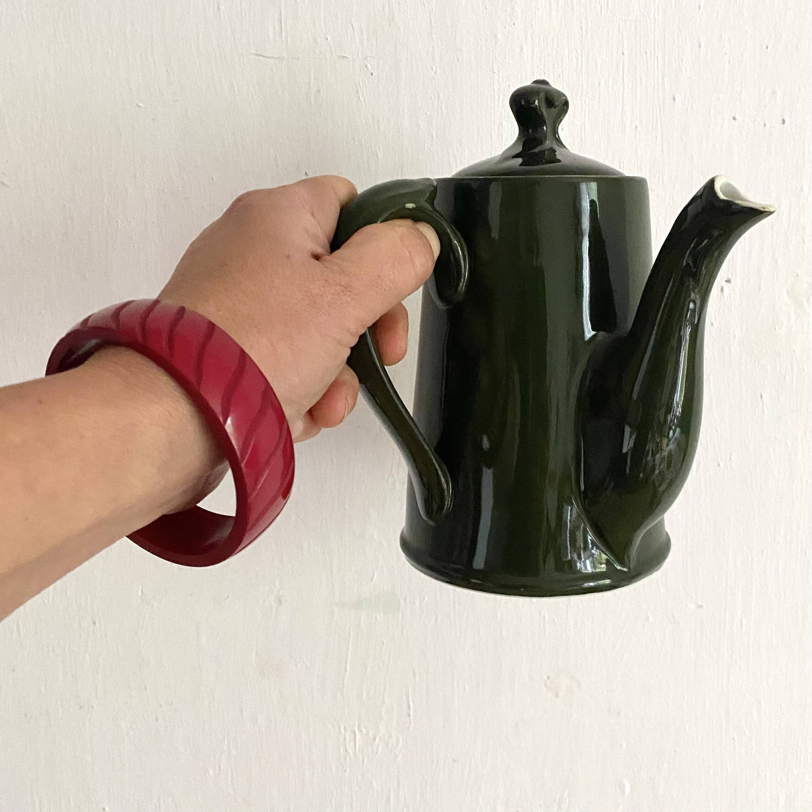 Vintage left-handed teapot like new Mehun France