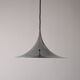 Silver metal pendant light by Bonderup & Thorsten