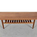 Table basse vintage danoise en teck