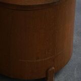 Modern Scandinavian style, Stump chair / "Kubstol" in pine, mid-20th century, 1950s.