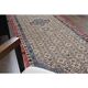 Vintage Turkish Oushak Handmade Wool Cotton Beige Runner Rug  98x284