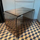 Hi-Fi furniture in smoked Plexiglas, Michel Dumas style.