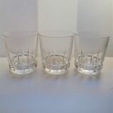 Set of 3 whiskey glasses