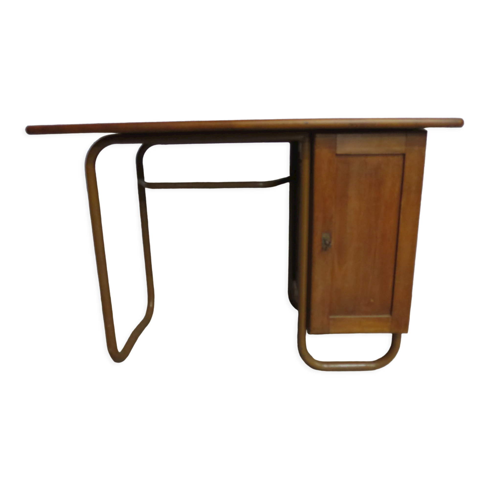 Tubular vintage school desk
