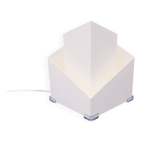 Modernist metal lamp by SCE, France 1950