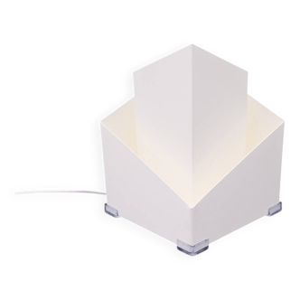 Lampe moderniste de SCE en métal, France 1950