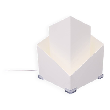 Lampe moderniste de SCE en métal, France 1950