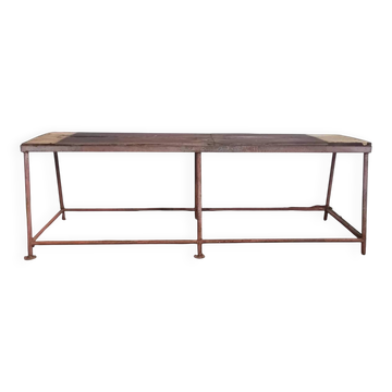 Banc industriel métallique