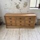 Pine craft cabinet with drawers