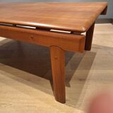 Vintage teak coffee table designed by HW Klein for Bramin 1960s