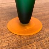 Glass vase from the Italian Satinato series attributed to Carlo Moretti, 1970s.