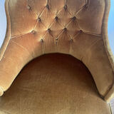 Mustard toad armchair