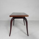 Gaming table, portfolio table, with folding, rotating top