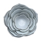 Set of 6 flower bowls