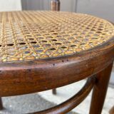 Lot de 4 chaises bistrot café bois courbé dépareillées