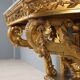 Console ancienne en bois sculpté avec décorations, Italie, XIXe siècle