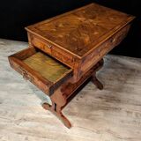 Louis XV Style Middle Side Table In Marquetry