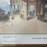Framed architectural litho